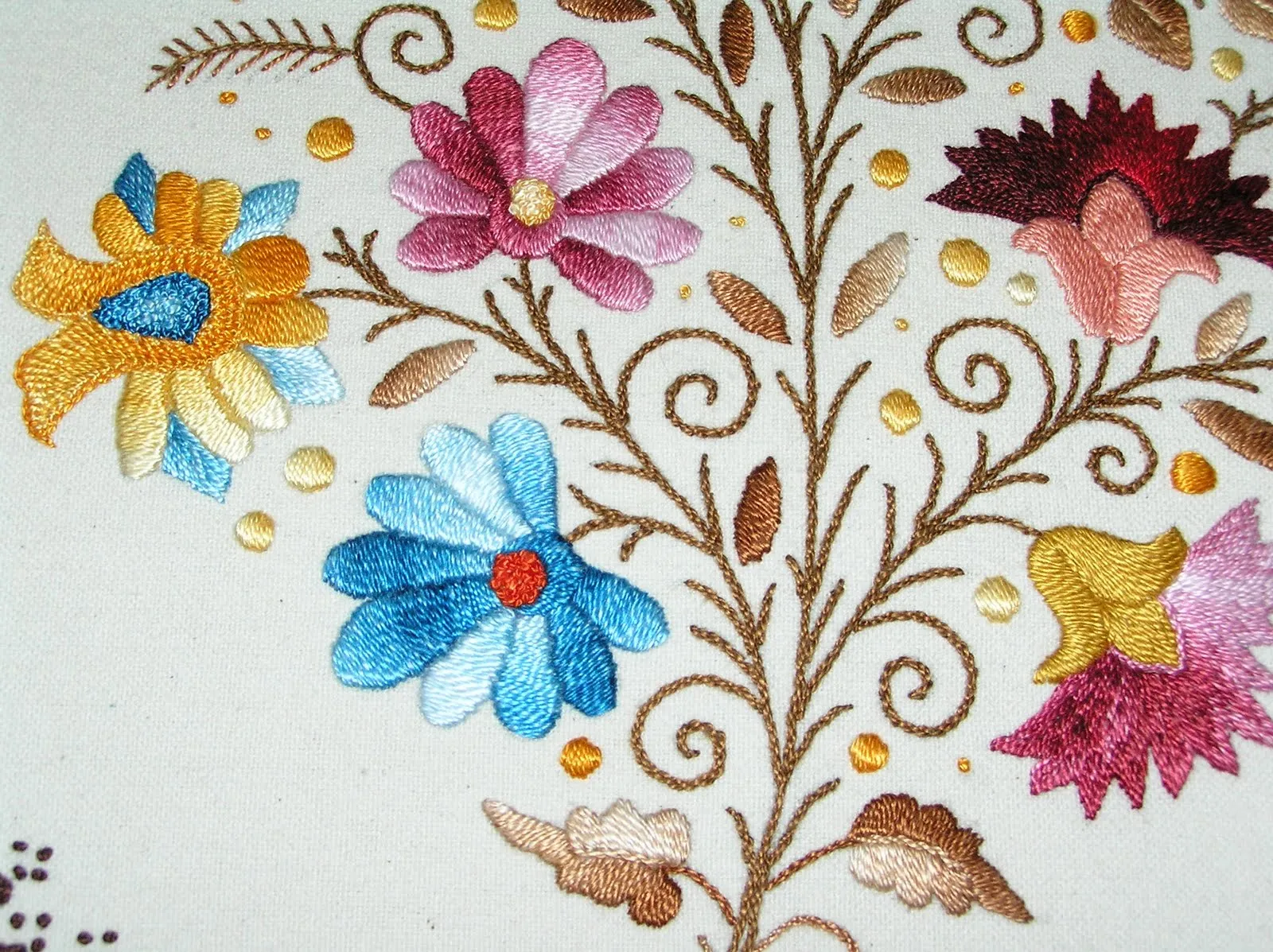 Imagenes de flores bordadas a mano - Imagui Imagenes de flores bordadas a mano - Imagui