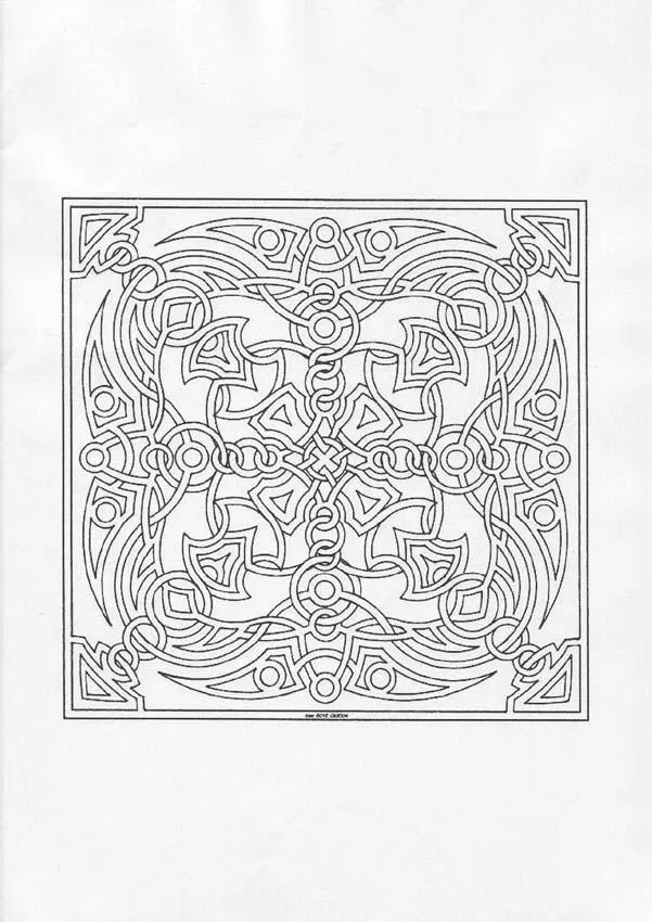 Cuadro mandala - MANDALAS para niños para colorear Cuadro mandala - MANDALAS para niños para colorear