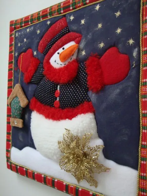 patchwork sin aguja. | Navidad | Pinterest