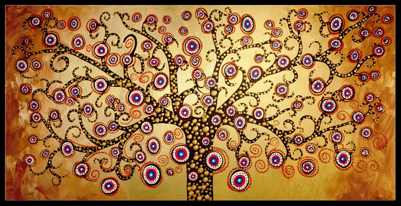 Dibujos de árboles abstractos - Imagui