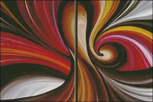 Cuadros Abstractos - Hilos para Bordar (DMC, Rosace, Anchor, Panda ... Cuadros Abstractos - Hilos para Bordar (DMC, Rosace, Anchor, Panda ...