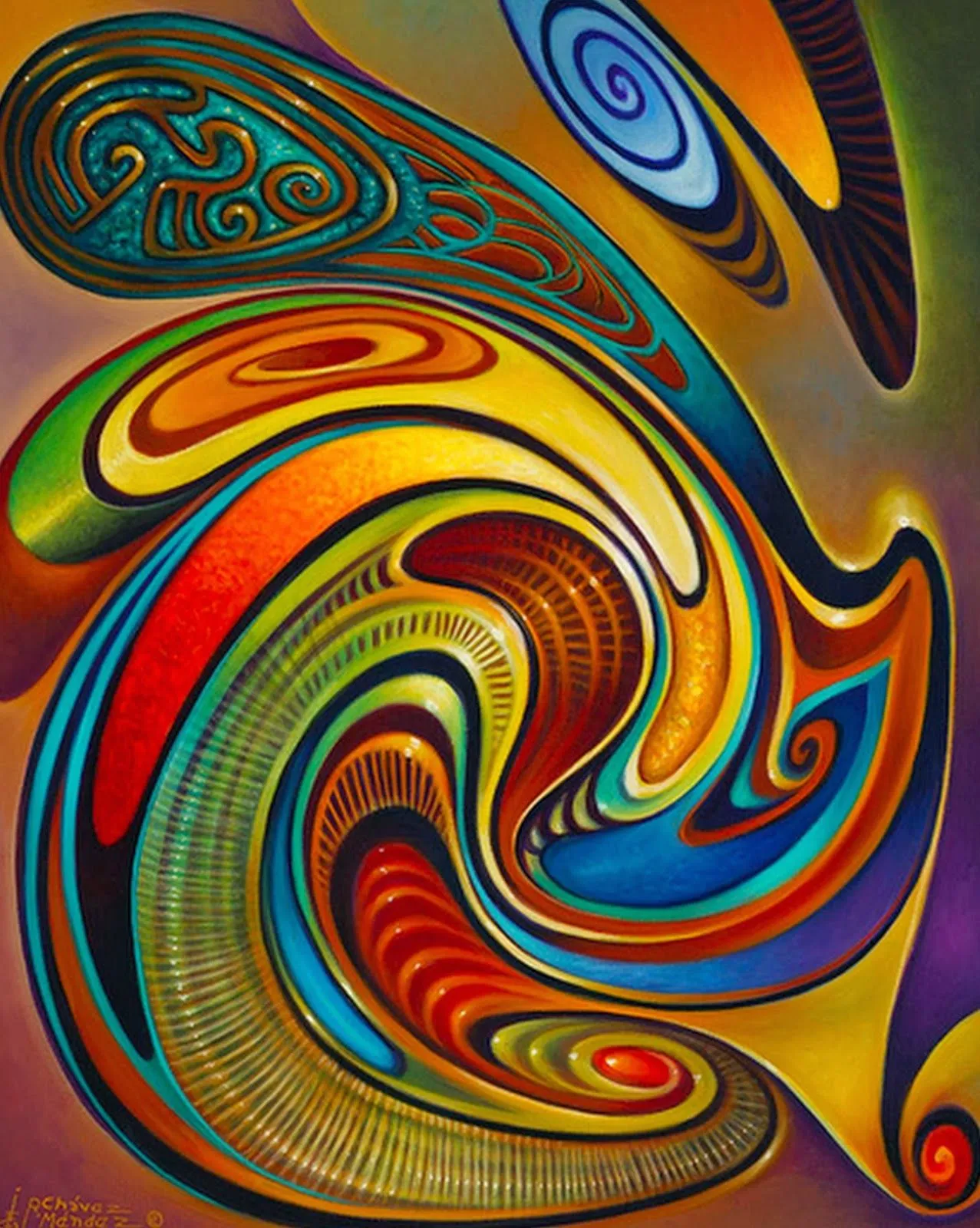 Cuadros abstractos coloridos - Imagui