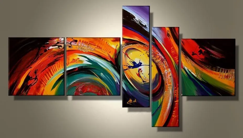 Cuadros Abstractos Modernos Polipticos Coloridos - $ 70.000 en ... Cuadros Abstractos Modernos Polipticos Coloridos - $ 70.000 en ...