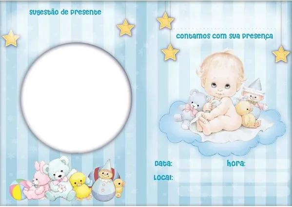 Cuadros de baby shower para tarjetas - Imagui