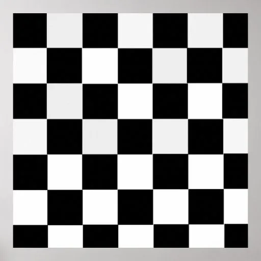 A cuadros blanco y negro posters de Zazzle. A cuadros blanco y negro posters de Zazzle.