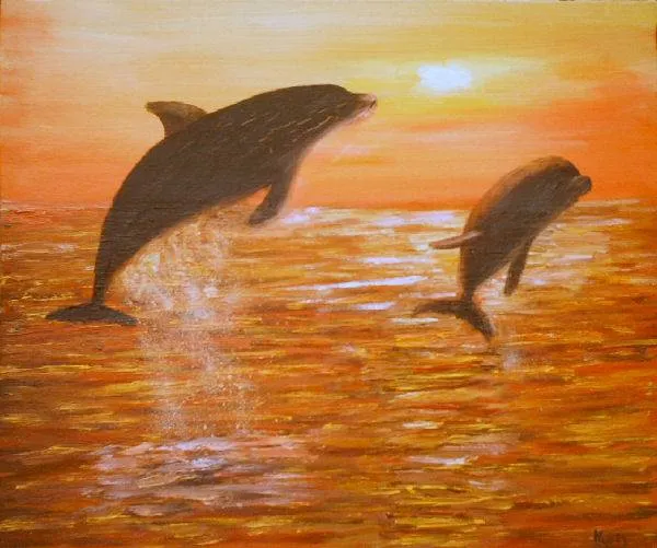 Cuadros de delfines - Imagui