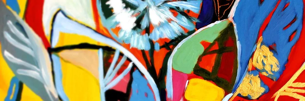 Cuadros de flores en lienzo - pintura moderna | artgeist