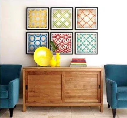 Cuadros hechos con tela | objetos decorativos | Pinterest