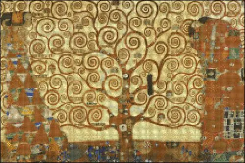 Cuadros de Klimt - Hilos para Bordar (DMC, Rosace, Anchor, Panda ...