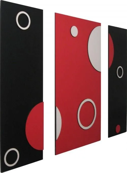 Cuadros minimalistas modernos abstractos con figuras en relieve ...