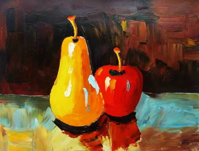 Cuadros modernos de frutas para pintar - Imagui