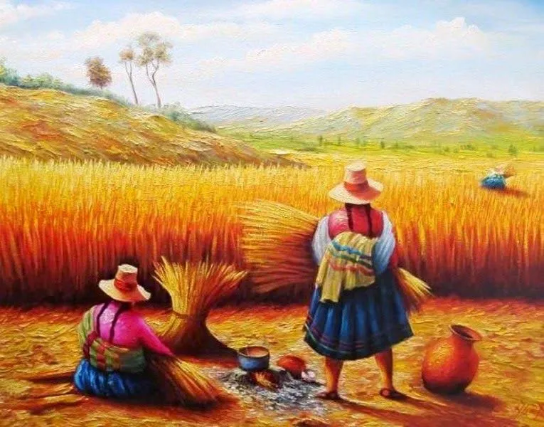 Cuadros Modernos Pinturas : Cuadros con Identidad Peruana ...