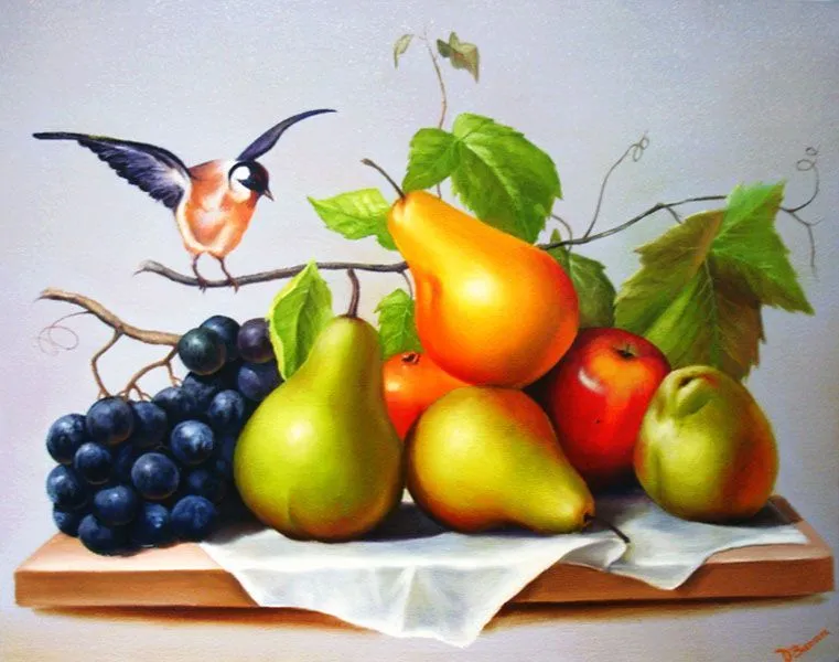 Frutas pintadas al oleo - Imagui