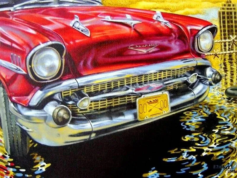 CUADROS: PINTURA AUTOMÓVILES CLÁSICOS | El club del arte, pinturas CUADROS: PINTURA AUTOMÓVILES CLÁSICOS | El club del arte, pinturas