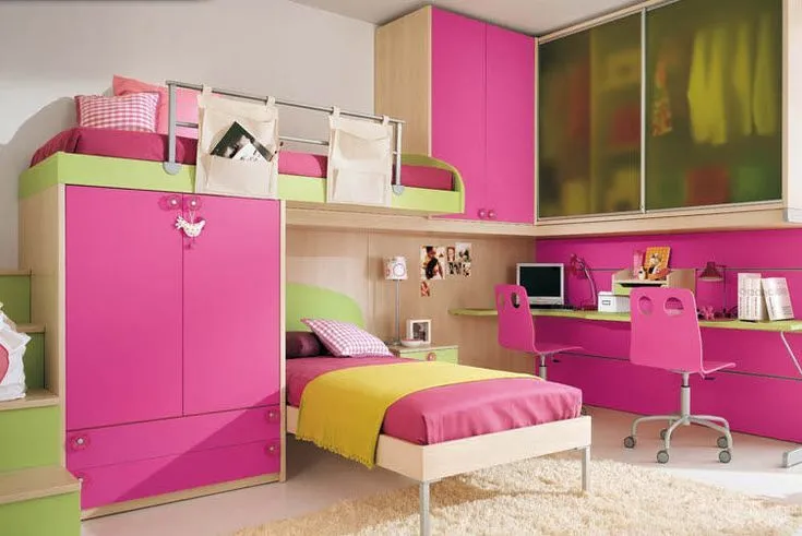 cuarto muy bonito para niñas | cuartos | Pinterest