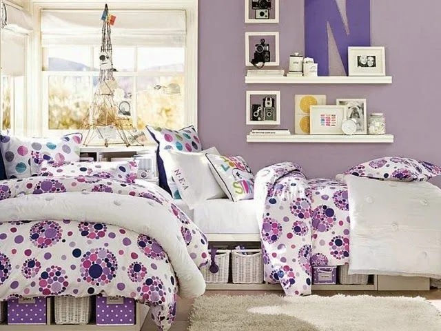 Cuartos pequeños para hermanas adolescentes - Dormitorios colores ...