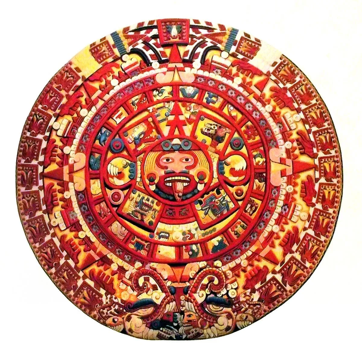 Cuauhxicalli o calendario azteca | Pintura y Artistas Cuauhxicalli o calendario azteca | Pintura y Artistas