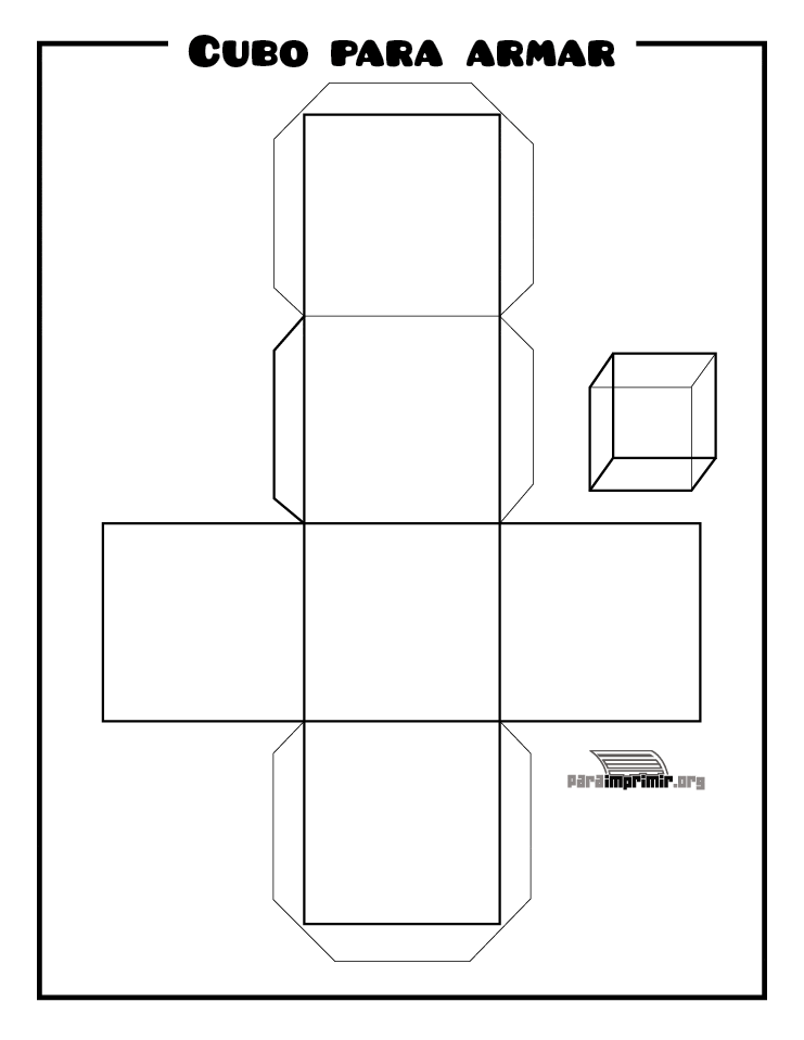 Cubo para imprimir en PDF 2023