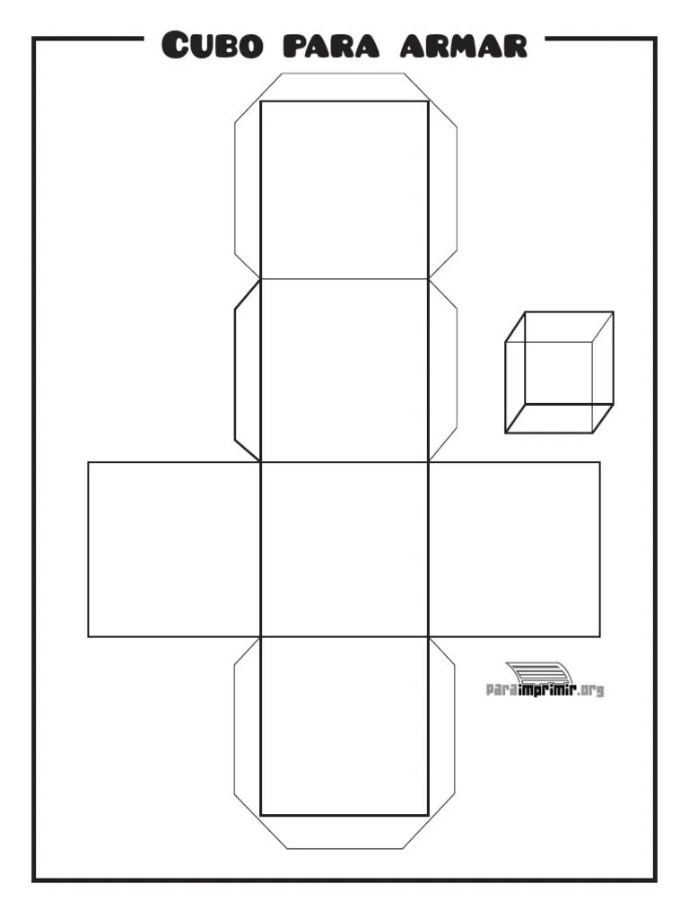 Cubo para Imprimir PDF | PDF