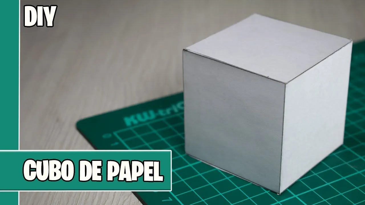 Cómo hacer un cubo de papel - YouTube