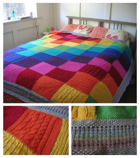 Cubrecamas multicolor. | Crochet | Pinterest
