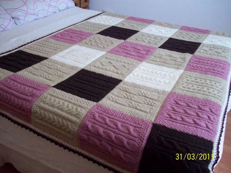 Cubrecamas tejidos crochet - Imagui
