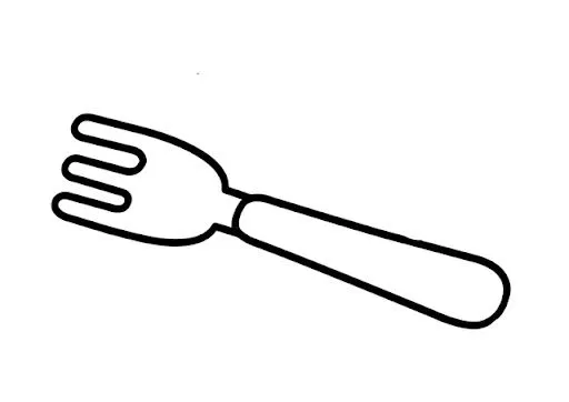 Fotos de cucharas y tenedores para colorear - Imagui