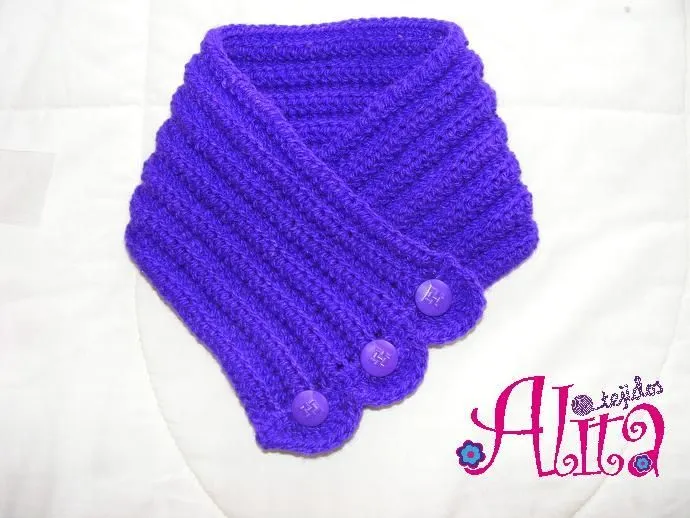 Cuellos tejido al crochet - Imagui | bufandas y gorros | Pinterest