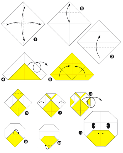 Origami para niños pequeños - Imagui