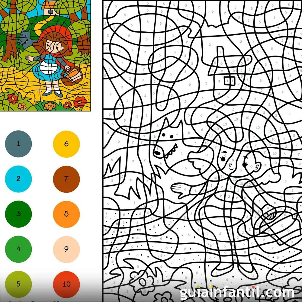 9 cuentos cortos con dibujos e ilustraciones para colorear con niños