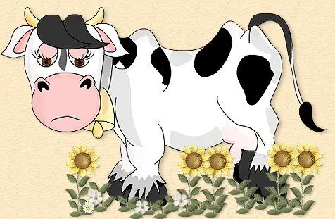 Dibujos de vacas coquetas - Imagui