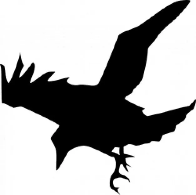 Silueta De Cuervos | Fotos y Vectores gratis