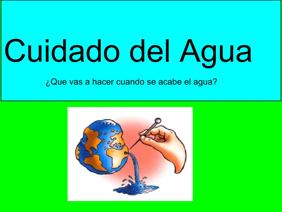 cuidado del agua isaias | carteles proyecto cuidado del agua isaias | carteles proyecto