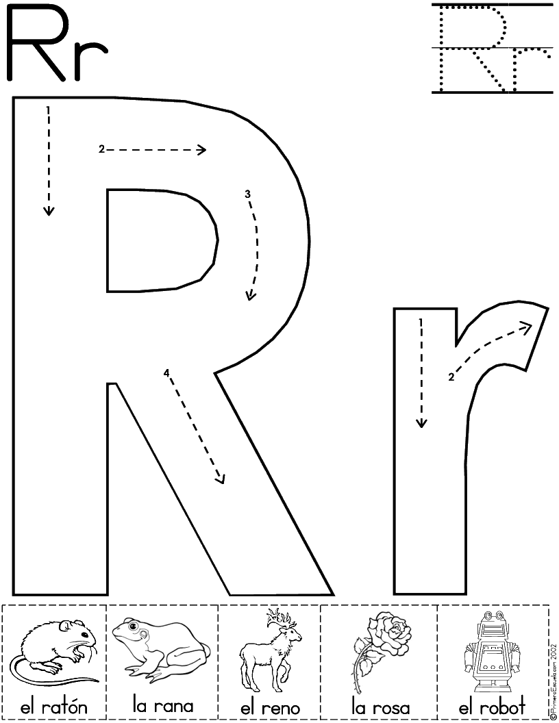 Actividades con la letra r - Imagui