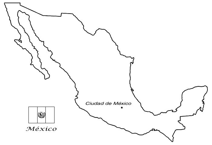 CULTURA MISCELANEAS IMAGENES DIBUJOS: DIBUJOS DEL MAPA DE MEXICO