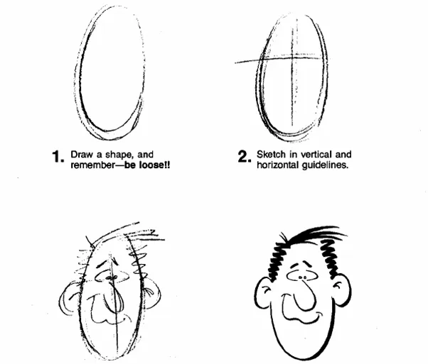 Como dibujar caricaturas de personas - Imagui