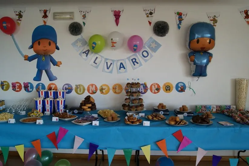 Decoraciónes con globos para fiestas infantiles de Pocoyo - Imagui
