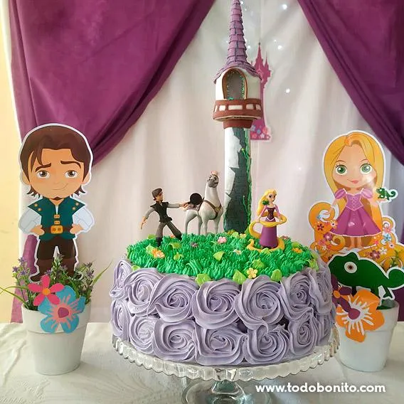 Cumpleaños decorado con Rapunzel - Todo Bonito Cumpleaños decorado con Rapunzel - Todo Bonito