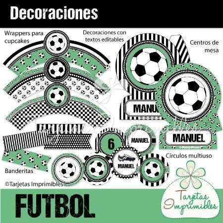 Cumpleaños de fútbol♥ on Pinterest | Futbol, Sports Birthday ...