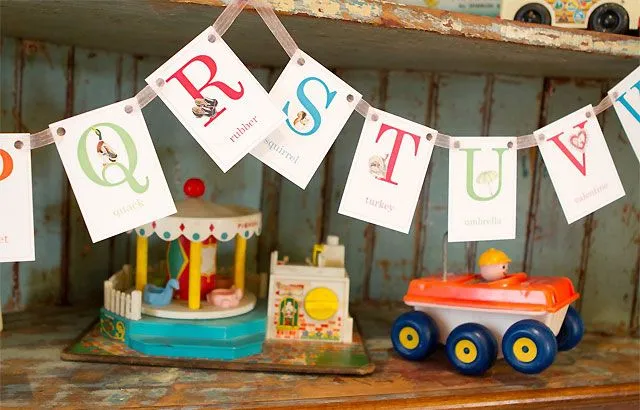Cumpleaños de letras para los más pequeños - Inspiración e ideas ...