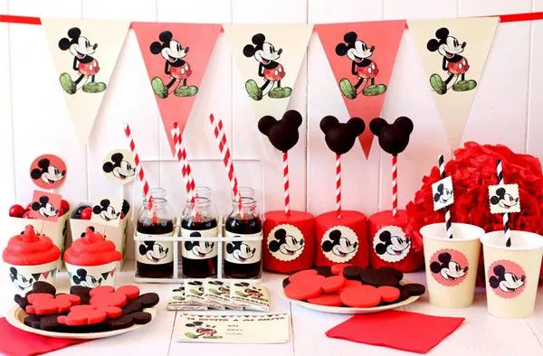 Cumpleaños de Mickey, ¡kit de fiesta imprimible gratuito!