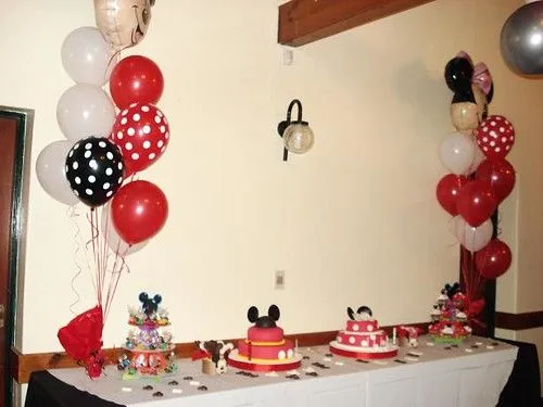 Cumpleaños tematico de Mickey y Minnie - Imagui