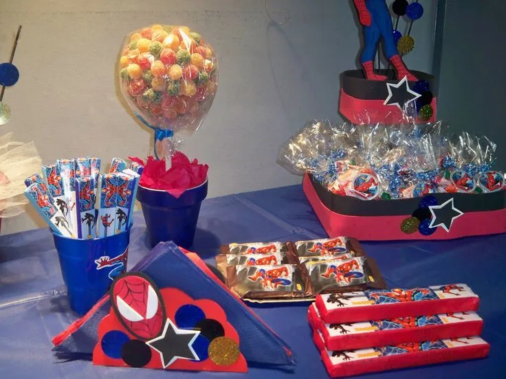 Cumpleaños Tematico de Spiderman on Pinterest | Mesas, Cupcakes ...