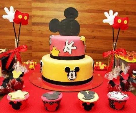 Decoraciónes de cumpleaños de Mickey mause - Imagui