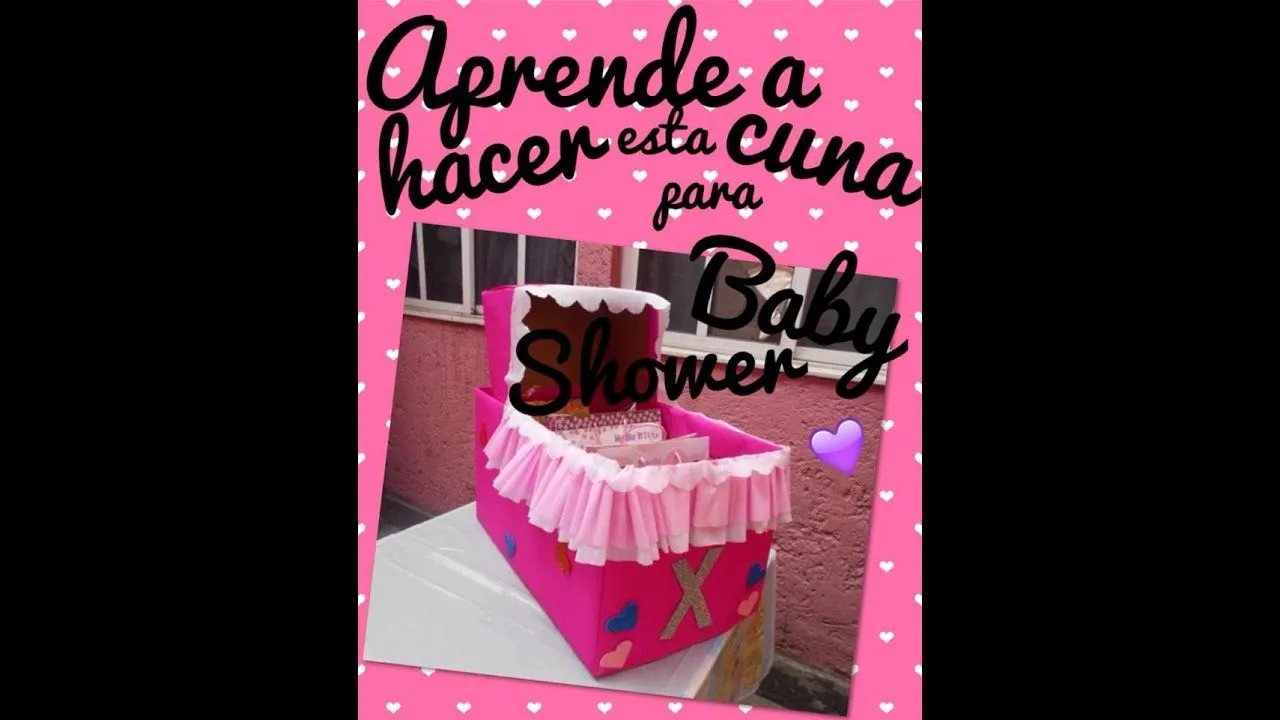 CUNA PARA REGALOS DE BABY SHOWER!♥ FACIL; DIY. - YouTube