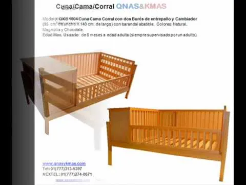 CUNAS CAMAS CONVERTIBLES CATALOGO QNAS&KMAS.wmv - YouTube