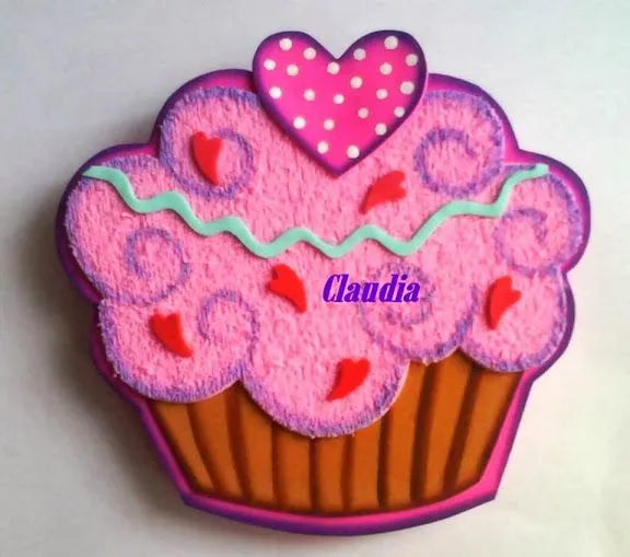 Cup cake porta libretita - Trabajo de nuestra amiga Claudia http ...