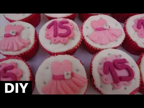 Cupcake de bailarina e 15 anos - YouTube