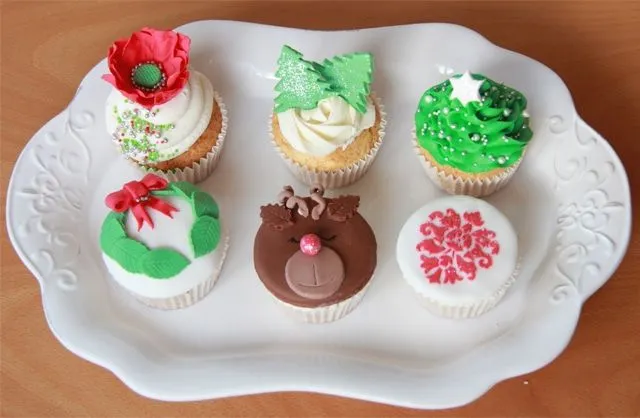 Cupcake navideños