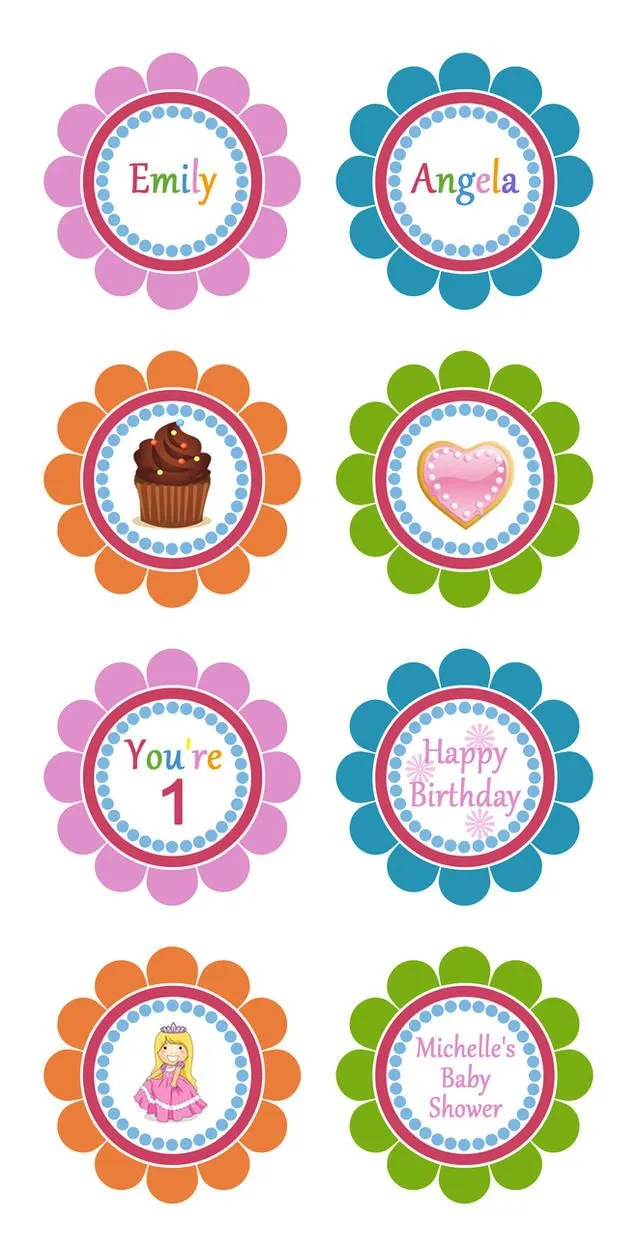 Cupcake Toppers Template by danbradster on DeviantArt Cupcake Toppers Template by danbradster on DeviantArt